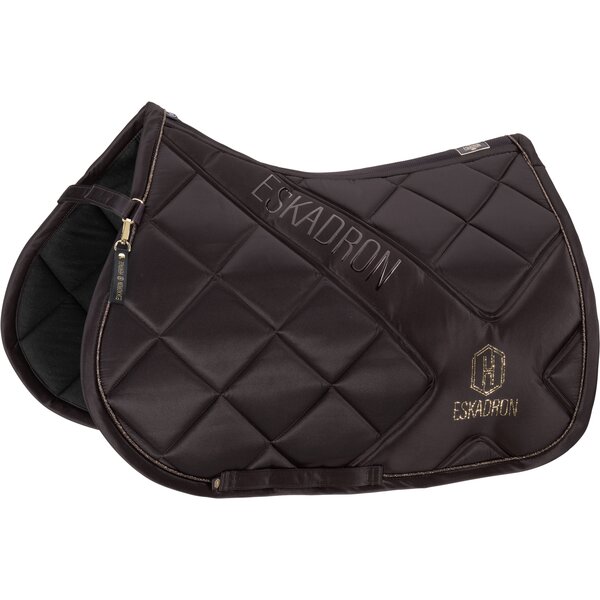 ESKADRON Heritage zadeldek Bicross Mattgloss black truffle | Pony Dressuur