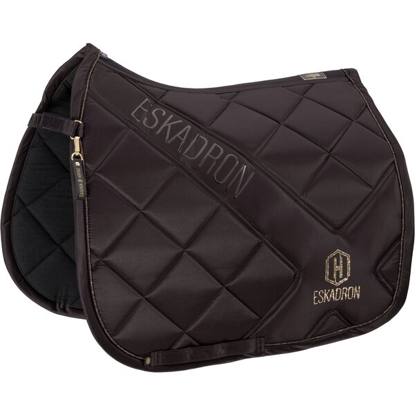 ESKADRON Heritage zadeldek Bicross Mattgloss black truffle | Pony Dressuur