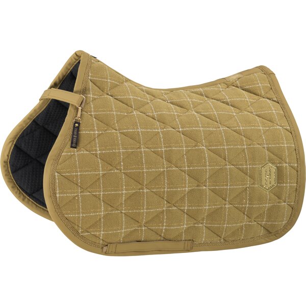 ESKADRON Heritage zadeldek Bouclé Emblem cardamom | Warmbloed Dressuur