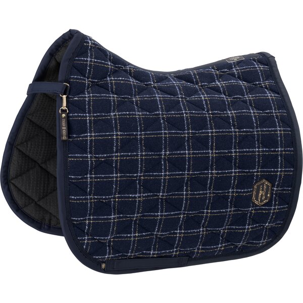 ESKADRON Heritage zadeldek Bouclé Emblem navy | Warmbloed Veelzijdigheid