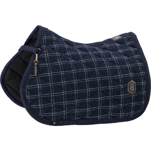 ESKADRON Heritage zadeldek Bouclé Emblem navy | Warmbloed Veelzijdigheid