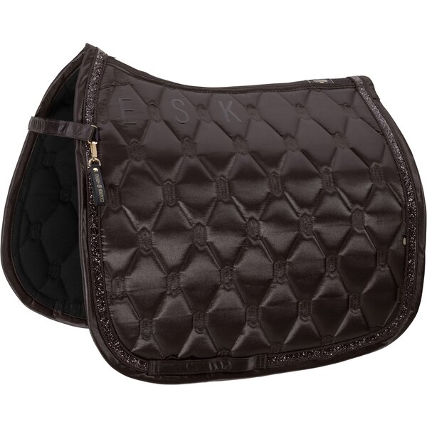 ESKADRON Heritage zadeldek Satin Jewel black truffle | Pony Dressuur
