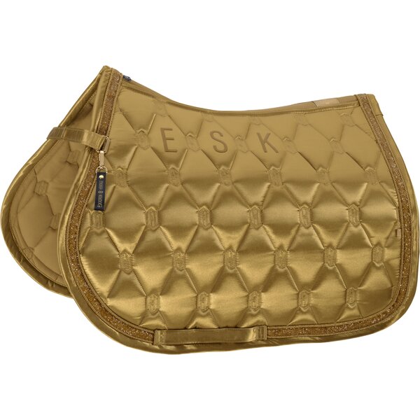 ESKADRON Heritage zadeldek Satin Jewel cardamom | Pony Dressuur