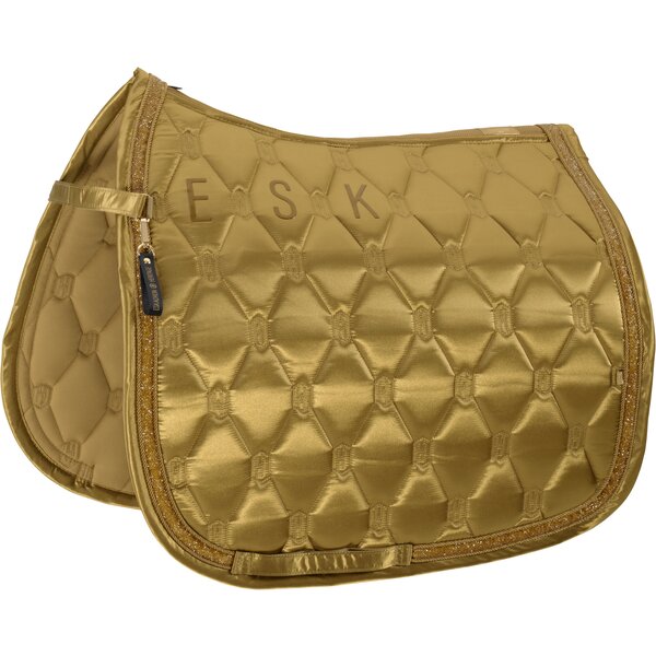 ESKADRON Heritage zadeldek Satin Jewel cardamom | Pony Dressuur