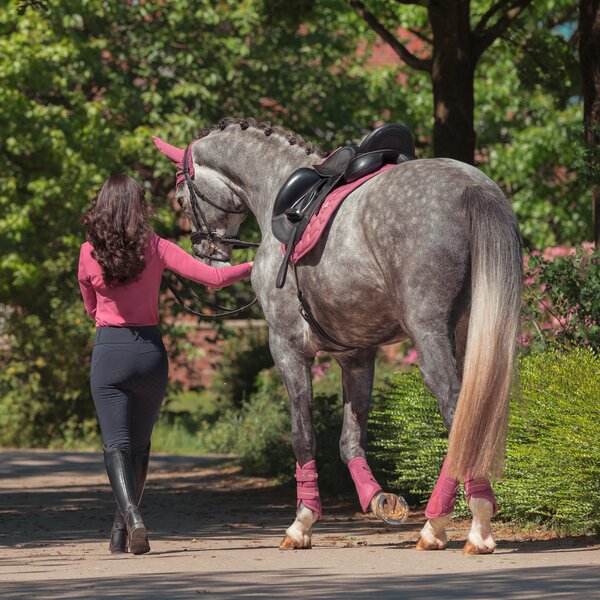 ESKADRON Heritage zadeldek Satin Jewel wildberry | Pony Dressuur