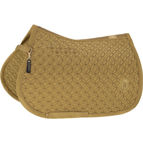 ESKADRON Heritage zadeldek Highgloss Contrast cardamom | Warmbloed Dressuur