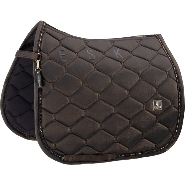 ESKADRON Heritage zadeldek Glam Crystal black truffle | Pony Dressuur