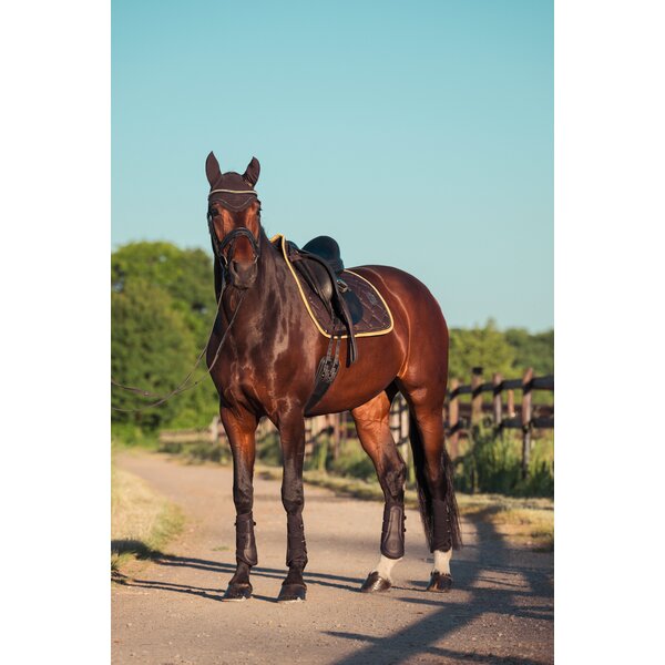 ESKADRON Heritage oornetje Crystal black truffle | Pony