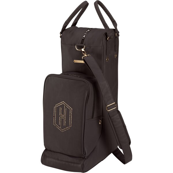 ESKADRON Heritage laarzen- en helm tas Faux Leather black truffle | ca. 60 x 20 x 35 cm