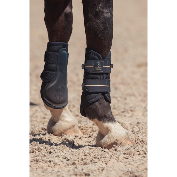 ESKADRON Heritage peesbeschermers Mesh, voor voor- en achterbenen black truffle | S