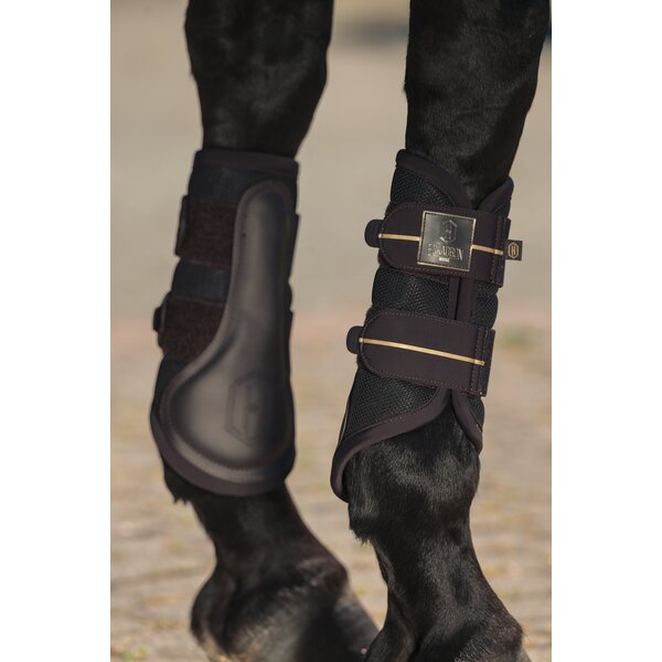 ESKADRON Heritage peesbeschermers Mesh, voor voor- en achterbenen black truffle | S