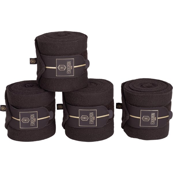 ESKADRON Heritage fleecebandages black truffle | Pony