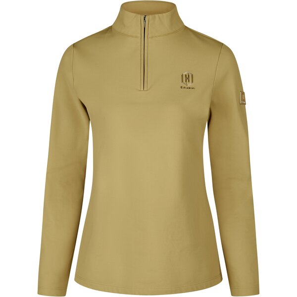 ESKADRON Heritage half-zip shirt cardamom | XXS