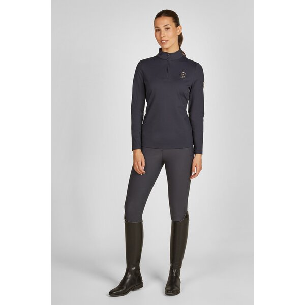 ESKADRON Heritage half-zip shirt navy | XXS