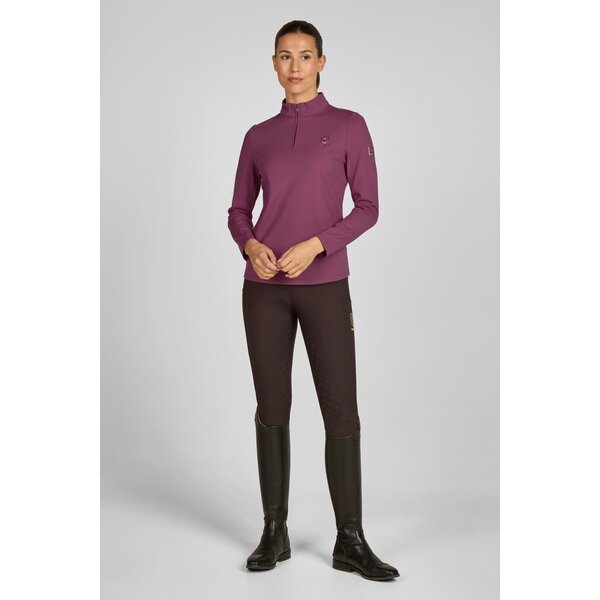 ESKADRON Heritage half-zip shirt wildberry | XXS