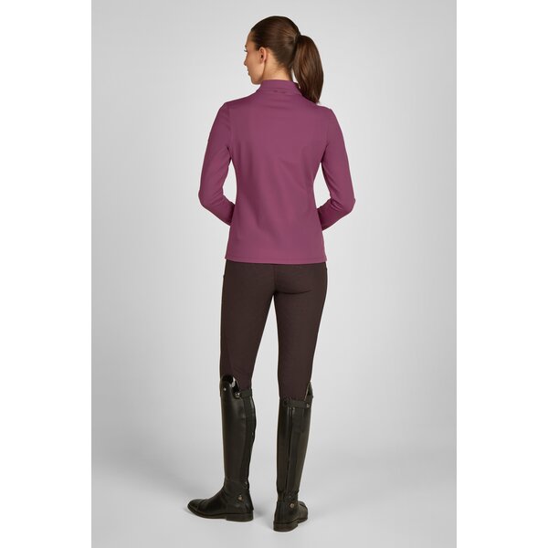 ESKADRON Heritage half-zip shirt wildberry | XXS