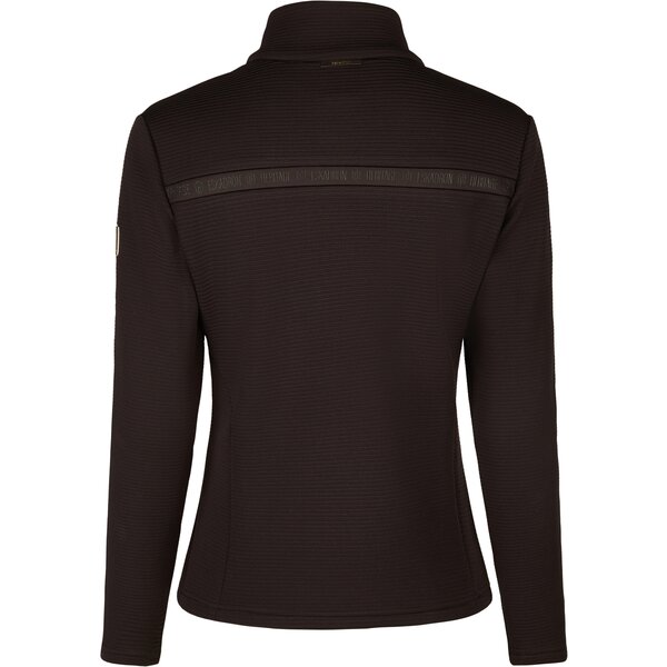 ESKADRON Heritage zip-shirt black truffle | XS