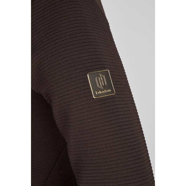 ESKADRON Heritage zip-shirt black truffle | XS