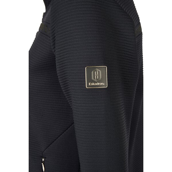 ESKADRON Heritage zip-shirt navy | XS