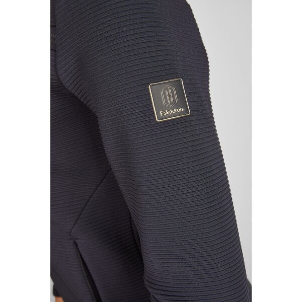 ESKADRON Heritage zip-shirt navy | XS