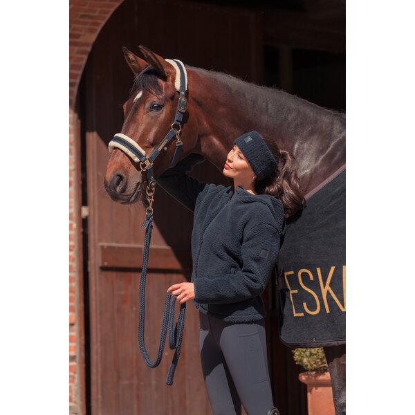 ESKADRON Heritage zip-hoodie Teddy navy | XXS