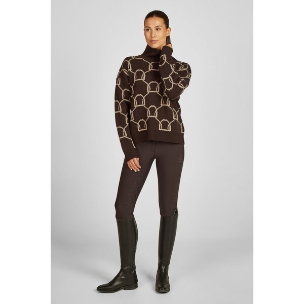 ESKADRON Heritage gebreide coltrui black truffle | XS