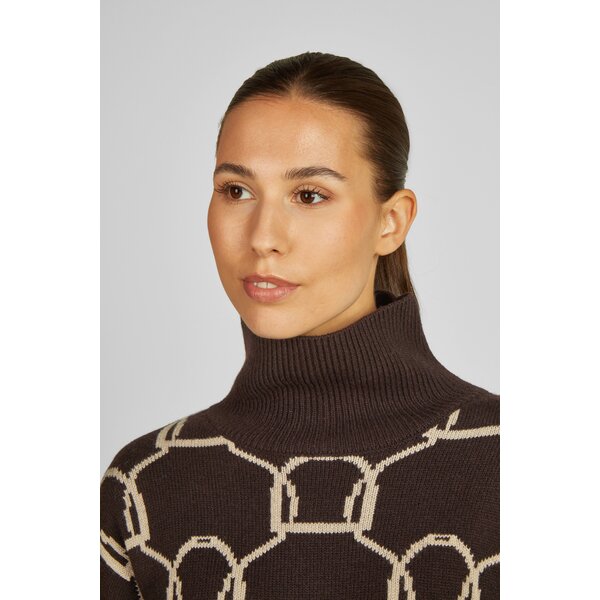 ESKADRON Heritage gebreide coltrui black truffle | XS