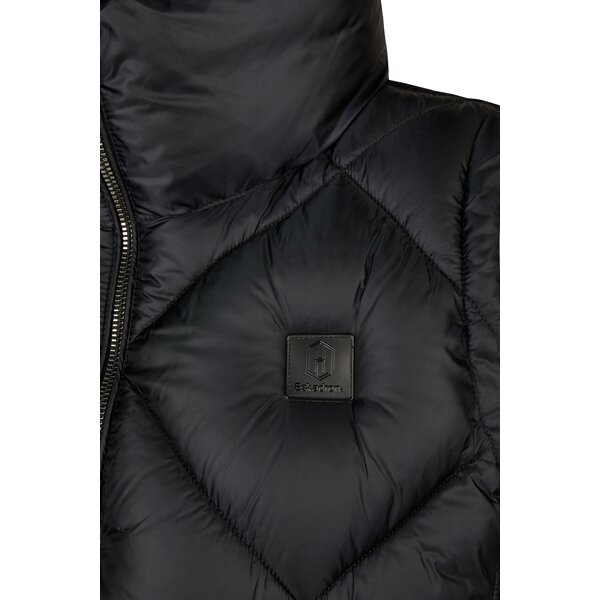 ESKADRON Heritage gewatteerd bodywarmer met glanseffect navy | XS