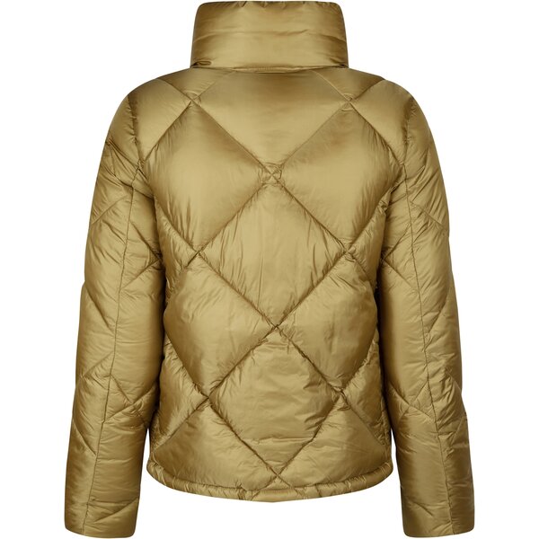 ESKADRON Heritage gewatteerde jas met glanseffect cardamom | XS