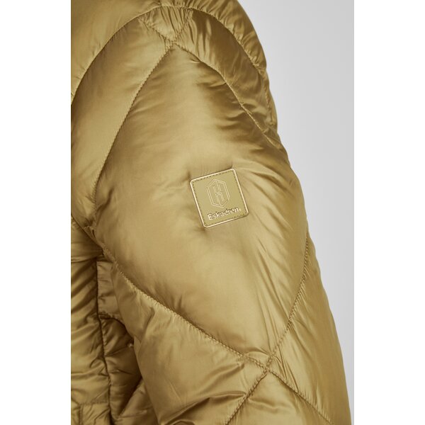 ESKADRON Heritage gewatteerde jas met glanseffect cardamom | XS