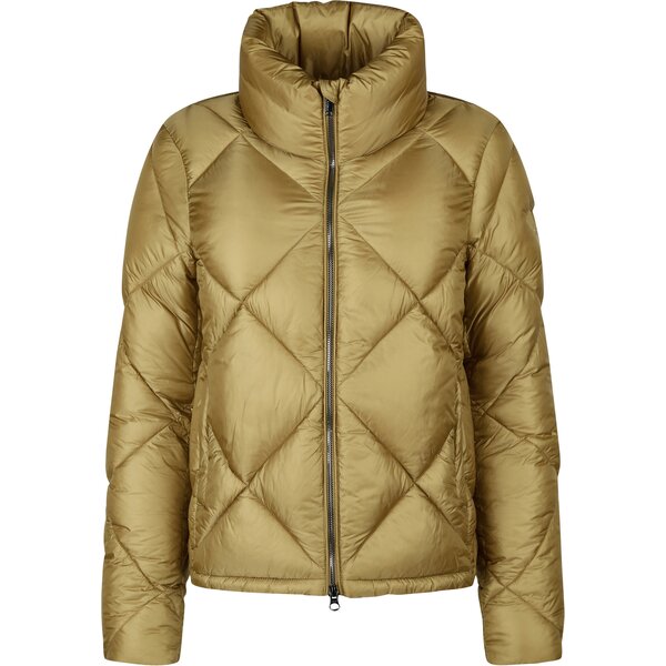 ESKADRON Heritage gewatteerde jas met glanseffect cardamom | XS