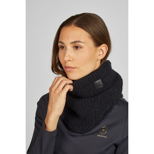 ESKADRON Heritage bouclé colsjaal navy | One size
