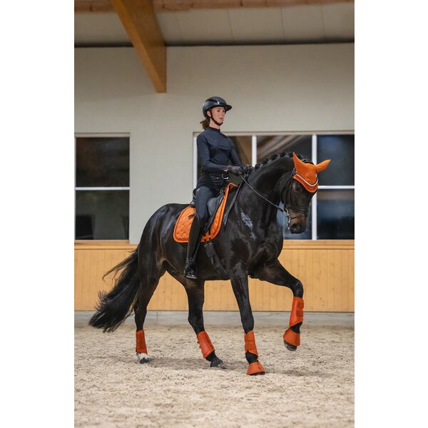 ESKADRON Platinum oornetje Dynair Mesh Jewel amber | Warmbloed
