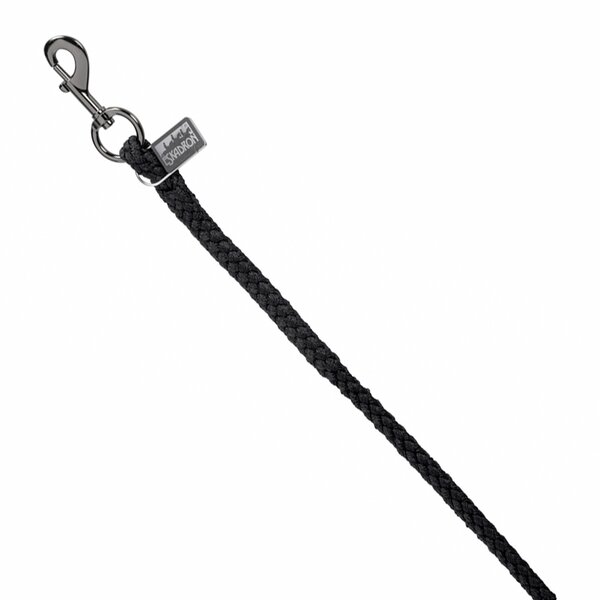ESKADRON Platinum halster- en bindtouw Regular met karabijnhaak black | ca. 2 m
