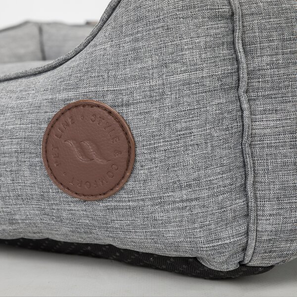 Back on Track hondenbed Rocky grey | 75 x 70 cm