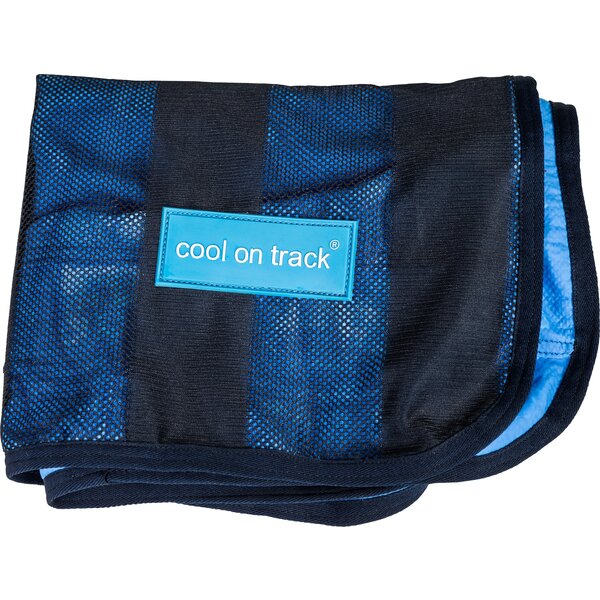 Cool on Track koelhanddoek blue | 106 x 76 cm