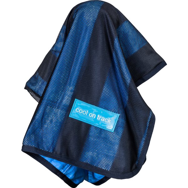Cool on Track koelhanddoek blue | 106 x 76 cm