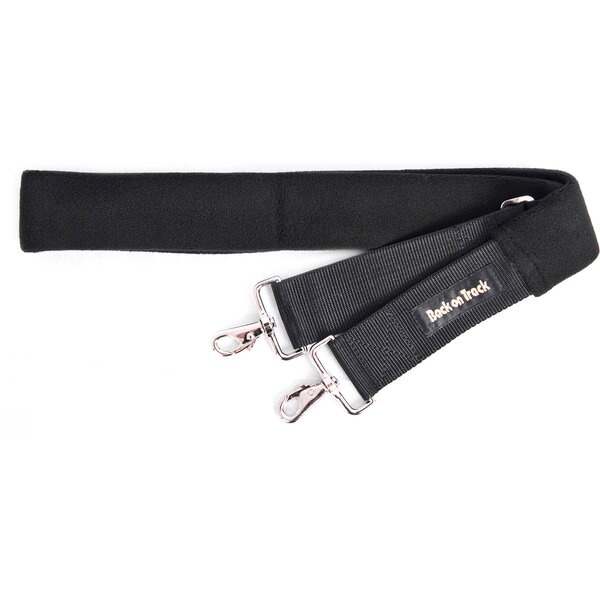 Back on Track borstgordel voor rugwarmer black