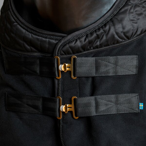 Back on Track fleecedeken Deep Nights black | 135 cm