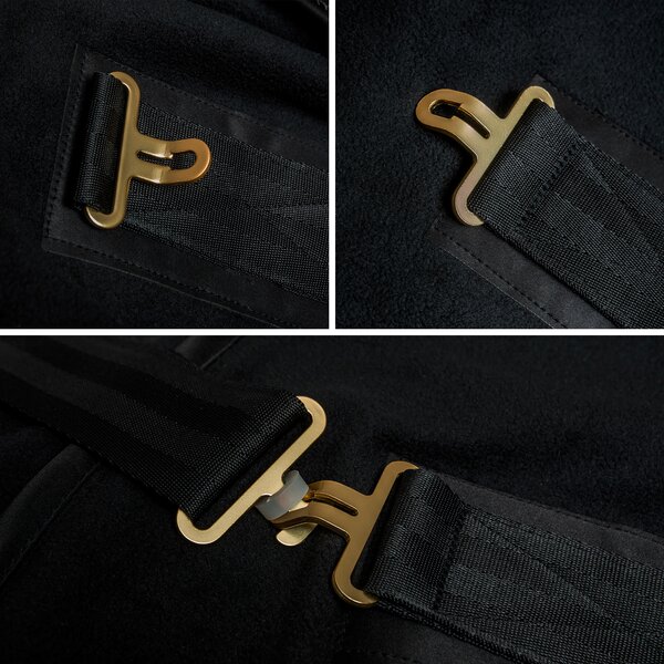 Back on Track fleecedeken Deep Nights black | 135 cm