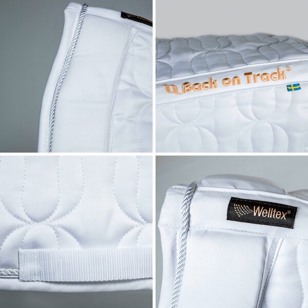 Back on Track zadeldek Deep Nights white | Warmbloed/Dressuur
