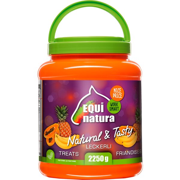 EQUInatura Naturkost-Leckerli 2250 g | Banane/Ananas/Papaya