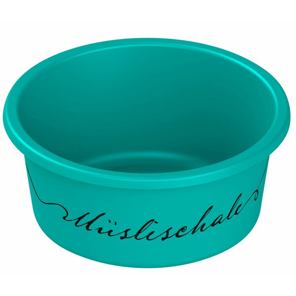 Loesdau Futterschüssel ohne Deckel, 2 Liter turquoise | 2l