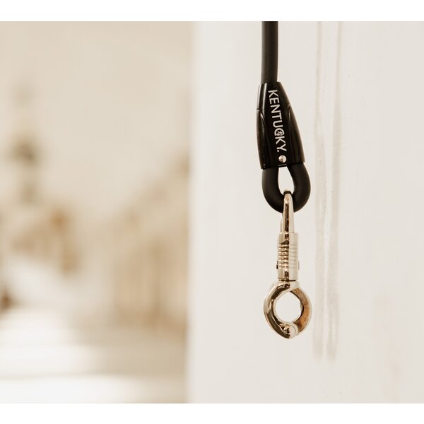 KENTUCKY aanbind- en transporttouw voor paarden black | 55 cm