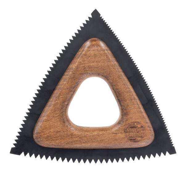 MagicBrush vachtwisselhulp Triangle wood