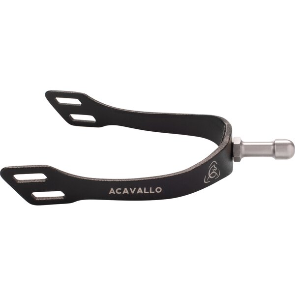 ACAVALLO Sporen Arena Aluplus 2.0 black | 20 mm