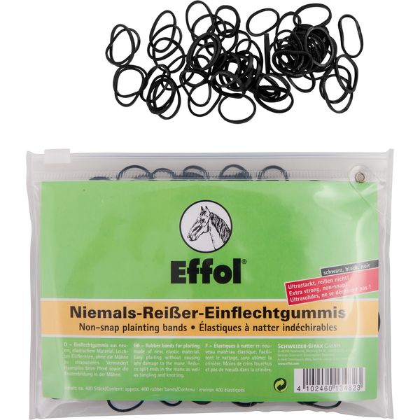 Effol Niemals-Reißer Mähnengummis schwarz