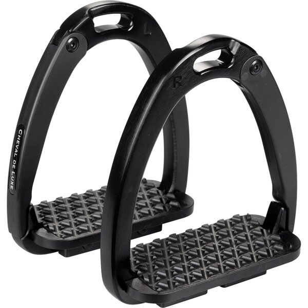 Cheval de Luxe stijgbeugels Kairo black | Standard