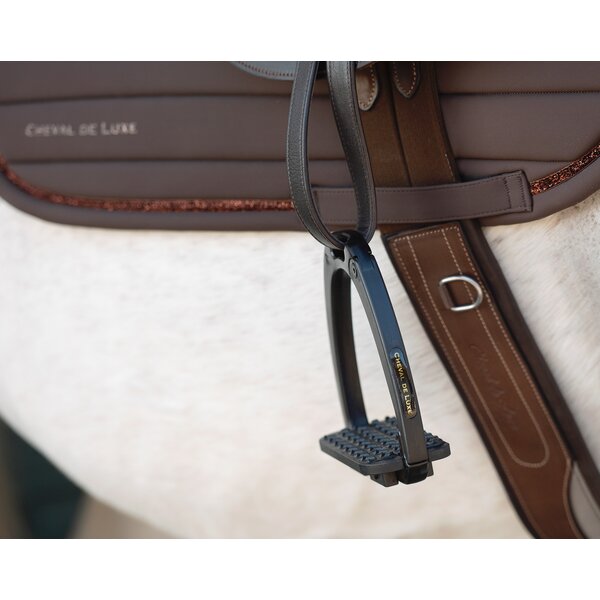 Cheval de Luxe stijgbeugels Kairo black | Standard