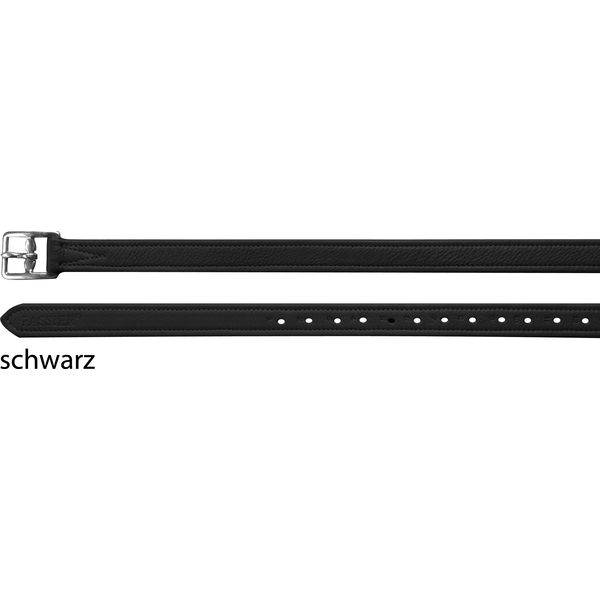 Passier Steigbügelriemen Velvet Touch schwarz | 160 cm